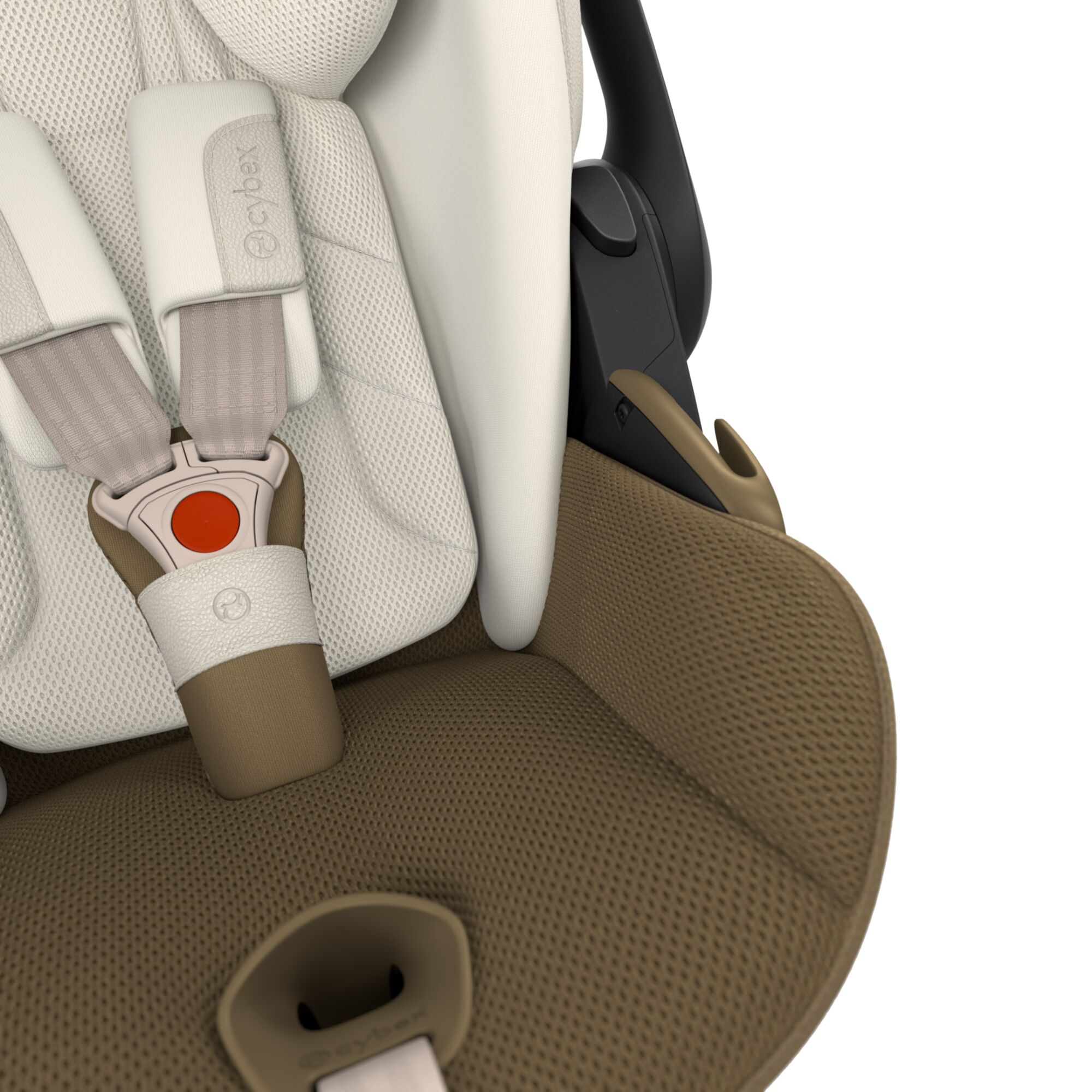 Scoica auto Cloud S Style Jade Green i-Size Plus Cybex Platinum, pentru copii, 0-24 luni - imagine 3