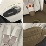 Scoica auto Cloud S Style Jade Green i-Size Plus Cybex Platinum, pentru copii, 0-24 luni - imagine 2