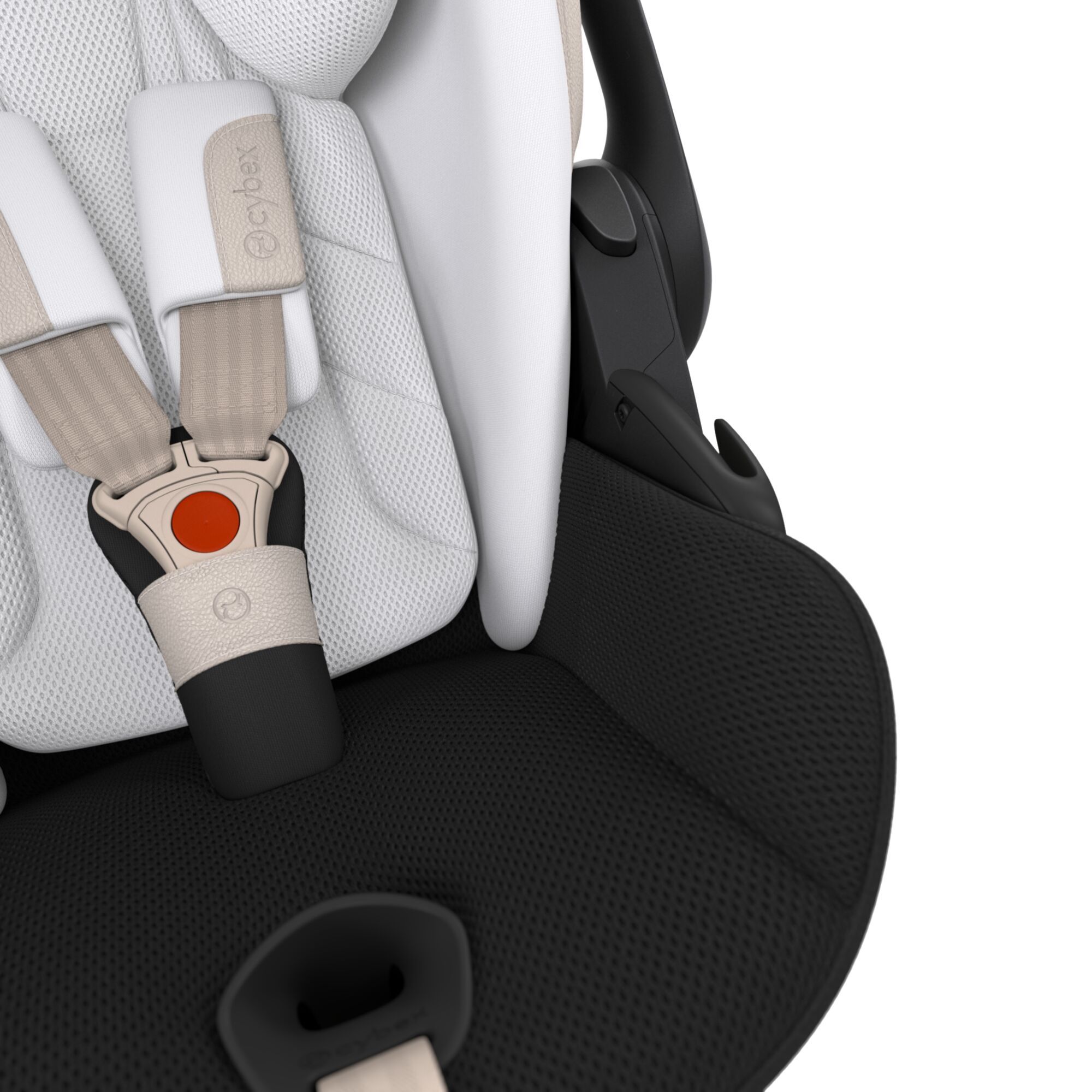 Scoica auto Cybex Platinum Cloud S i-Size Style Off White, pentru copii, 0-24 luni - imagine 3