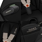 Scoica auto Cybex Platinum Cloud S Sepia Black i-Size Comfort, pentru copii, 0-24 luni - imagine 2