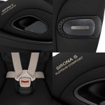 Scaun auto pentru copii Sirona S i-Size Comfort Sepia Black, 61-105 cm – Cybex Platinum - imagine 2