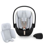 Scoica auto Cloud S Style Misty Grey i-Size Plus Cybex Platinum, pentru copii, 0-24 luni - imagine 4