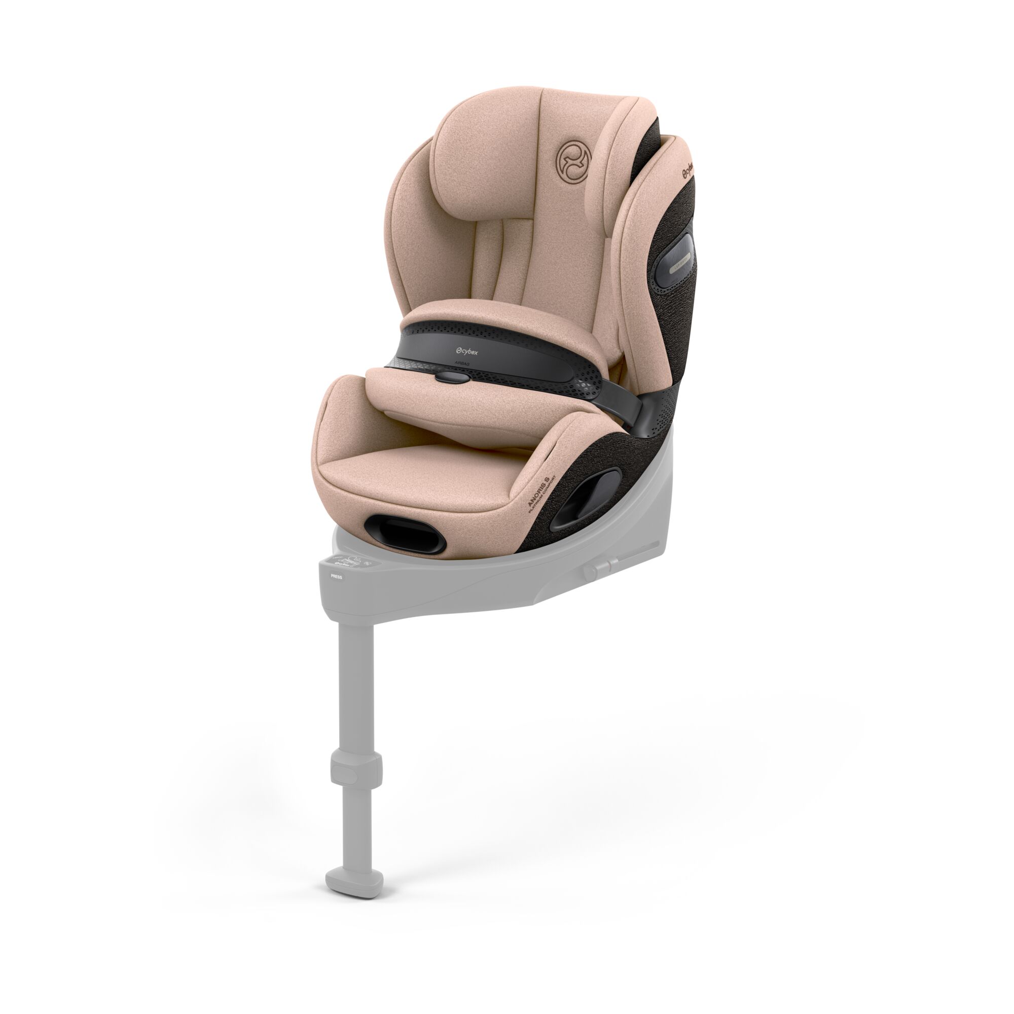CYB_26_EU_y045_AnorisS_COBI_GreyedOut_screen_HD Anoris S Airbag Comfort Cozy Beige, Scaun auto pentru copii 76-125 cm - Cybex Platinum - imagine 1