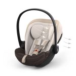 Scoica auto Cloud S Style Amber Brown i-Size Plus Cybex Platinum, pentru copii, 0-24 luni - imagine 2