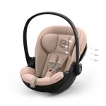 Scoica auto Cybex Platinum Cloud S Cozy Beige i-Size Comfort, pentru copii, 0-24 luni - imagine 6