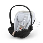 Scoica auto Cloud S Style Misty Grey i-Size Plus Cybex Platinum, pentru copii, 0-24 luni - imagine 2