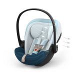 Scoica auto Cloud S Style Opal Blue i-Size Plus Cybex Platinum, pentru copii, 0-24 luni - imagine 2