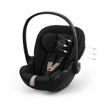 Scoica auto Cybex Platinum Cloud S Sepia Black i-Size Comfort, pentru copii, 0-24 luni - imagine 4