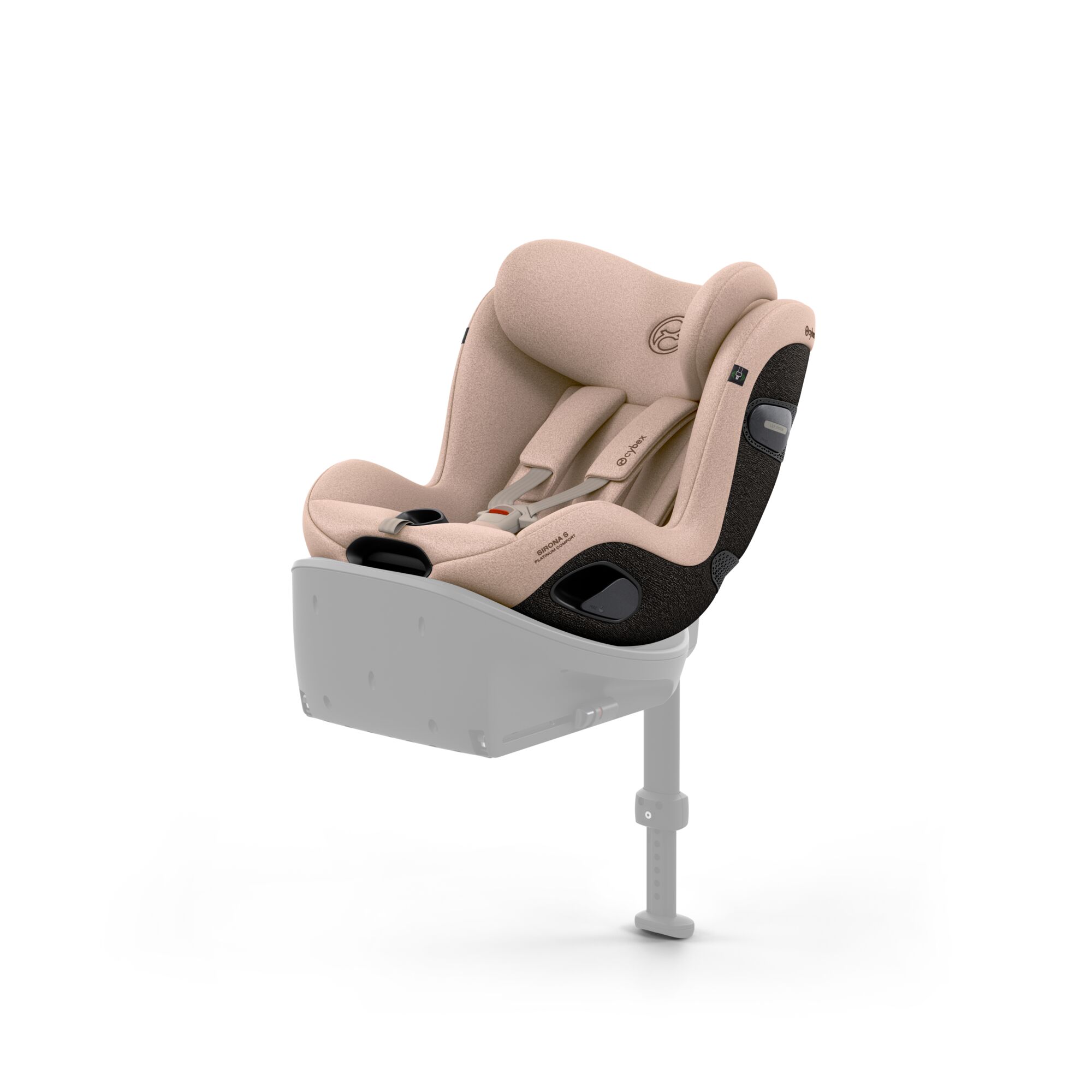 CYB_26_EU_y045_SironaS_COBI_GreyedOut_screen_HD Scaun auto pentru copii Sirona S i-Size Comfort Cozy Beige, 61-105 cm – Cybex Platinum - imagine 1