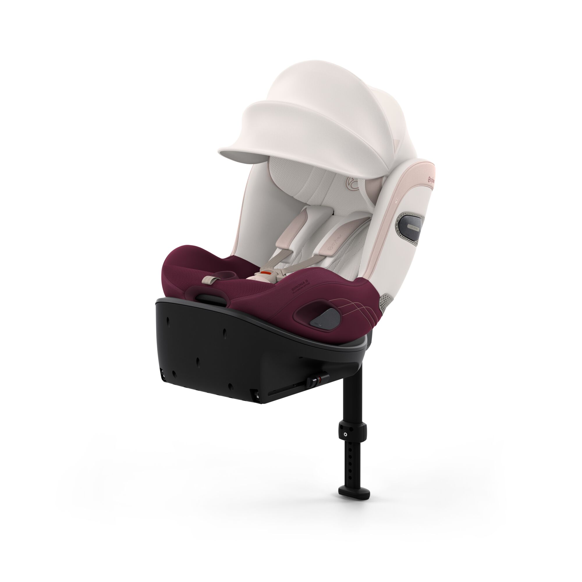 CYB_26_EU_y045_SironaS_QUPI_Style_Canopy_screen_HD Scaun auto pentru copii Sirona Si i-Size Style Quartz Pink, 61-105 cm - Cybex Platinum - imagine 1