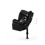 Scaun auto pentru copii Sirona Si Comfort Sepia Black, 61-105 cm - Cybex Platinum - imagine 9