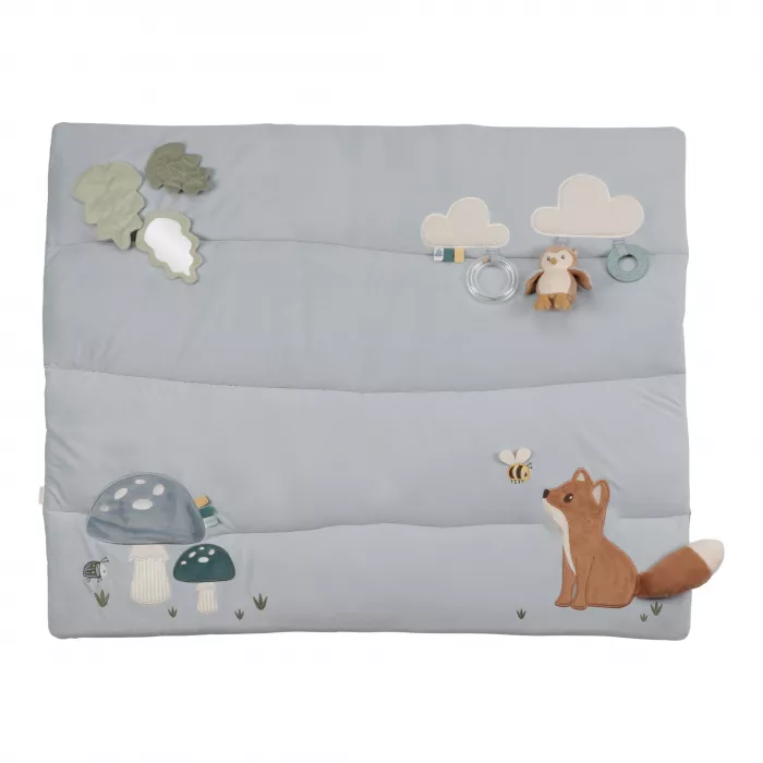 LD8908 - Product - Playpen mat 75 x 95 cm - Forest Friends (5)-700x700 Salteluta cu activitati senzoriale - Forest Friends - Little Dutch - imagine 1