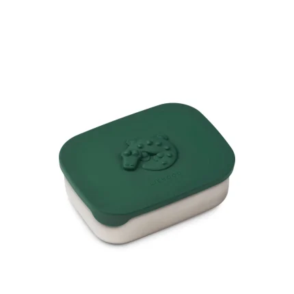 Caserola din inox pentru pranz Arthur Crocodile - Garden green - Liewood