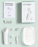 Aspirator nazal electric Momcozy BreezyClear 2 in 1, spray si aspirare- Momcozy - imagine 3