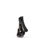 Cărucior 2 în 1 MIOS Comfort cadru Rosegold cu Landou pliabil și parte sport Sepia Black Cybex Platinum - imagine 4